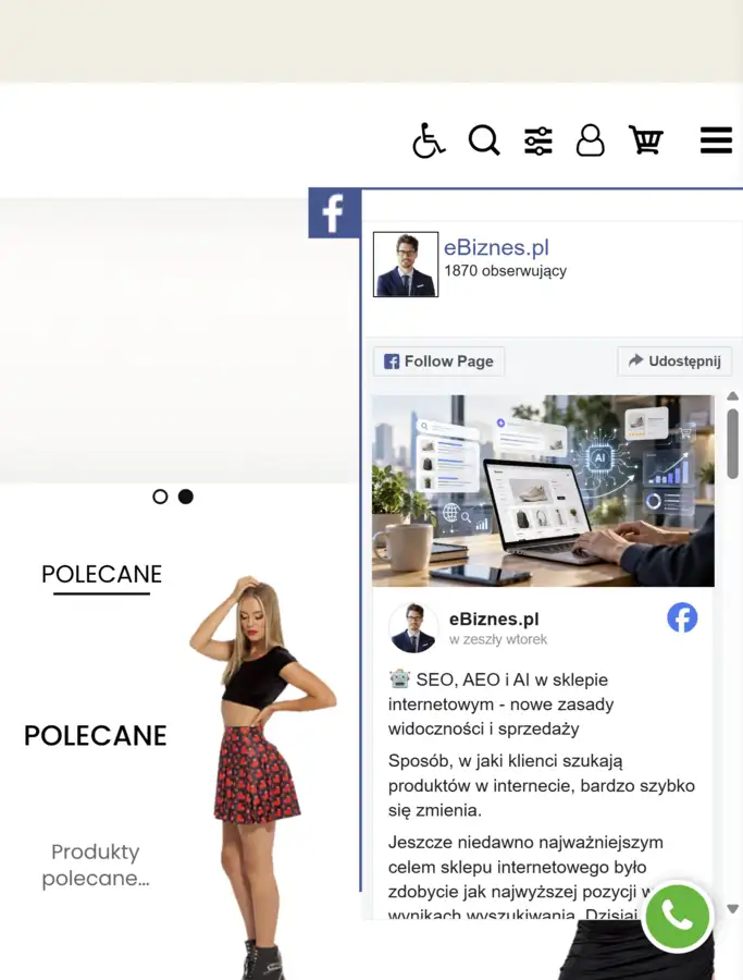 Integracja sklepu z Facebookiem