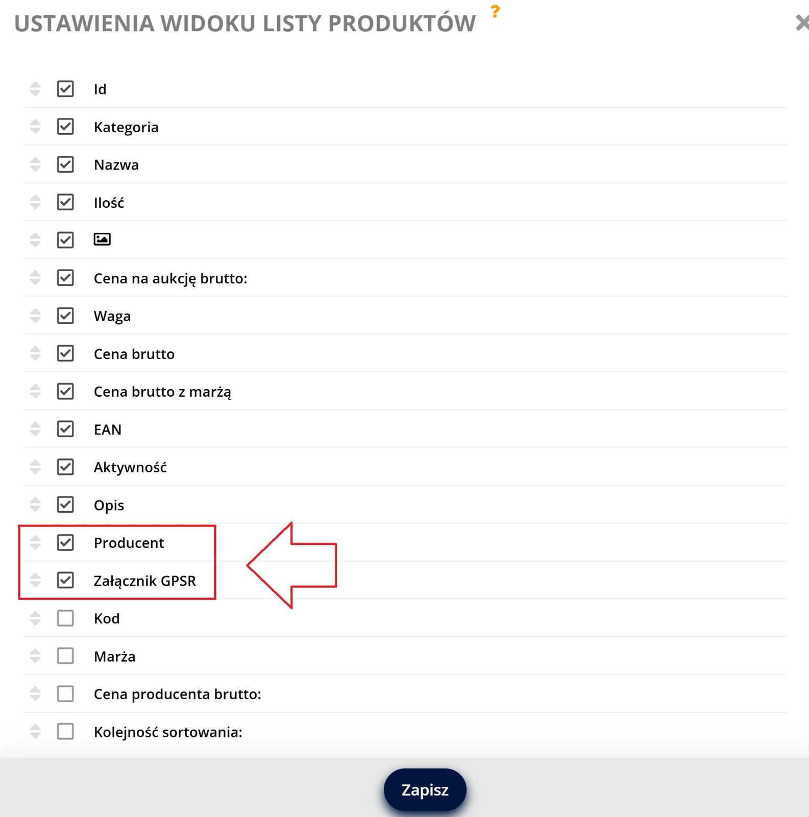 Ilustracja: Jak dodać do sklepu internetowego sStore dane o bezpieczeństwie produktów, takie jak certyfikaty, atesty, ostrzeżenia oraz inne istotne informacje dot