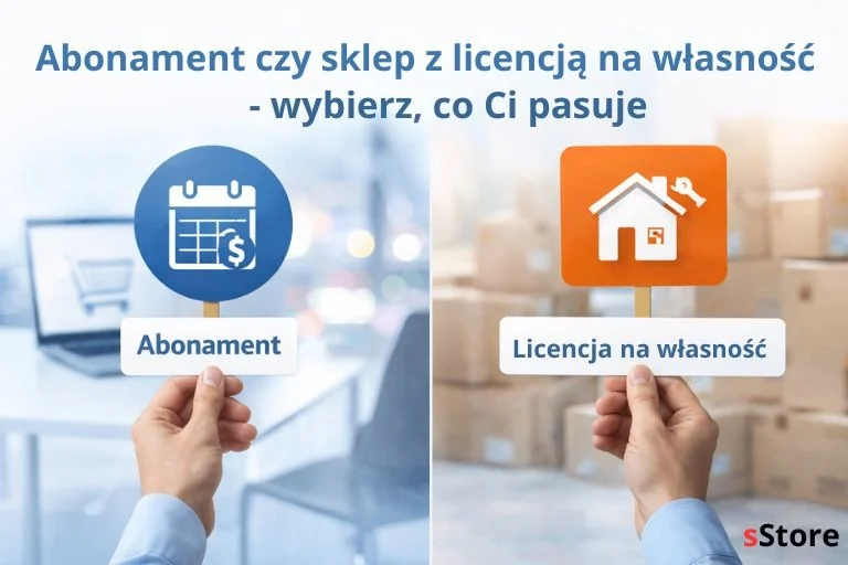 Ilustracja: Abonament czy sklep z licencją na własność - wybierz, co ci pasuje