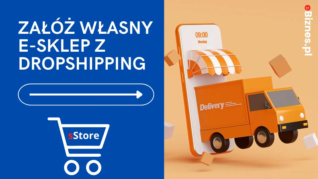 Ilustracja: Załóż sklep internetowy zintegrowany z hurtowniami dropshipping - bez potrzeby posiadania magazynu, ponieważ to hurtownia zajmie się wysyłką produktów